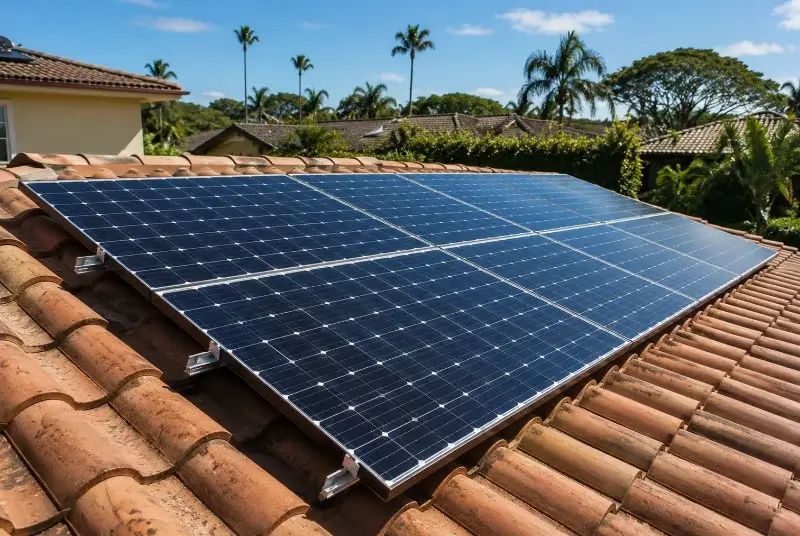 Installation de panneaux solaires à Bierne